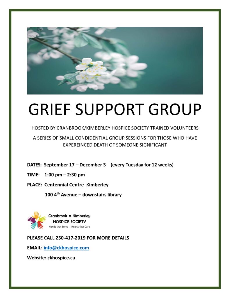 GRIEF SUPPORT GROUP