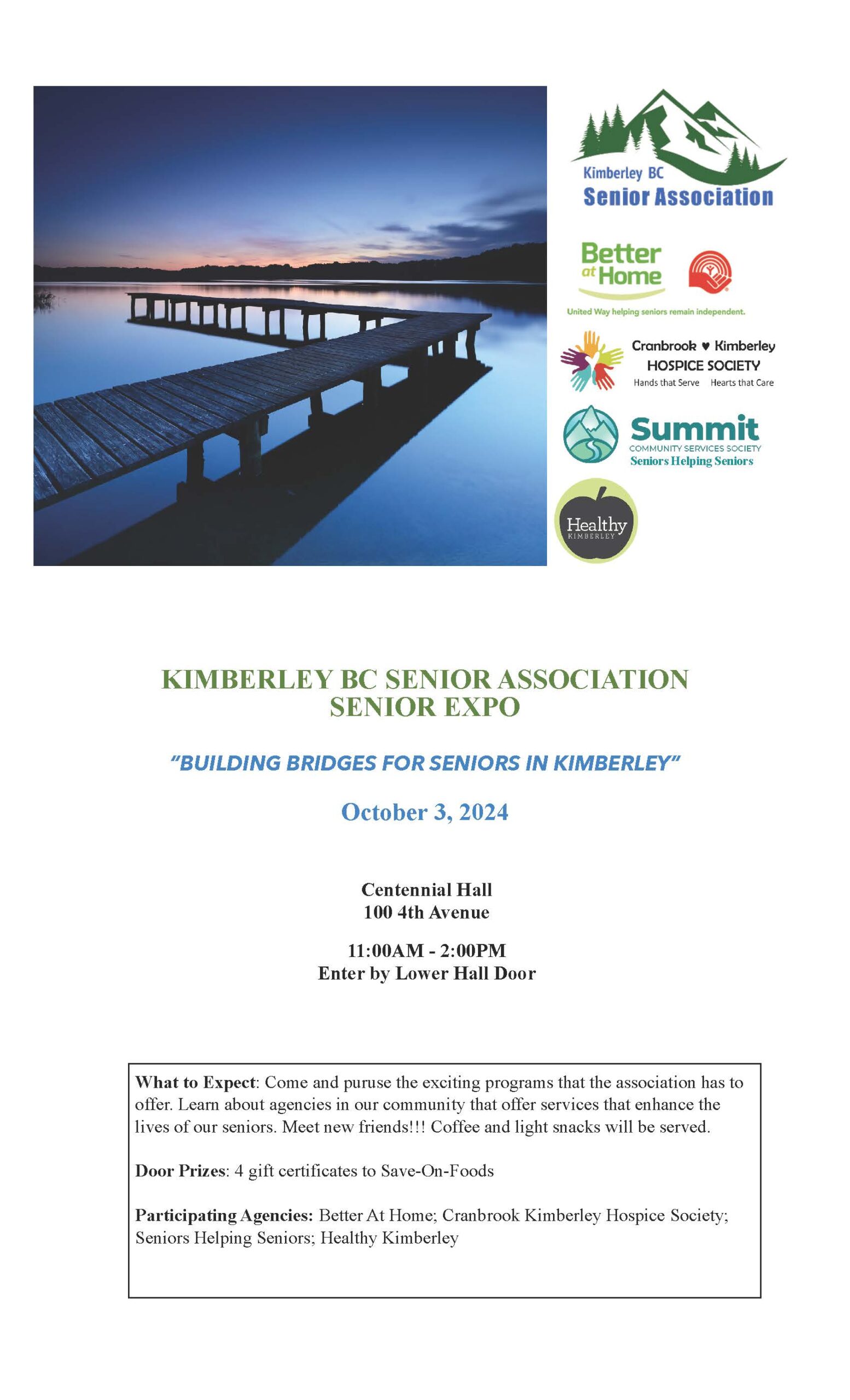 Kimberley BC Senior Association Senior Expo